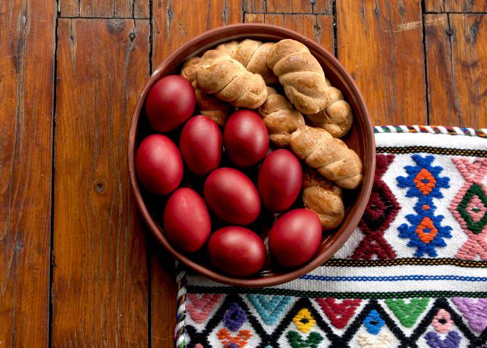 Easter eggs and cookies Lydia Vero shutterstock