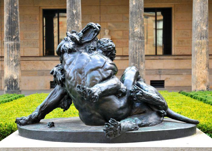 hercules defeating nemean lion Lucian Milasan shutterstock