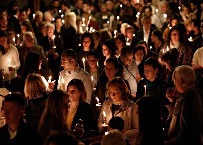 holy Saturday easter mass Alexandros Michailidis shutterstock