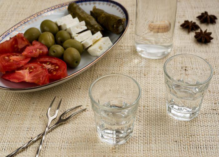 ouzo and raki food dinosmichail shutterstock