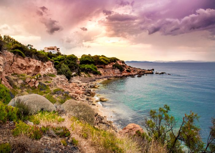 red limanaki beach rafina Stratos Giannikos shutterstock