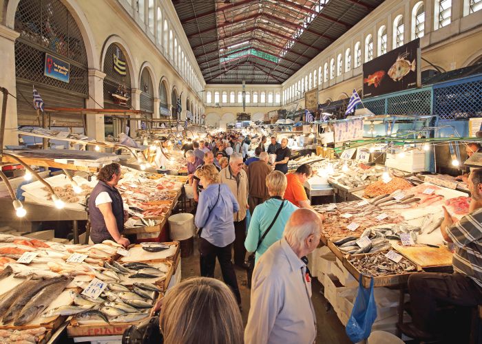 Athens fish market