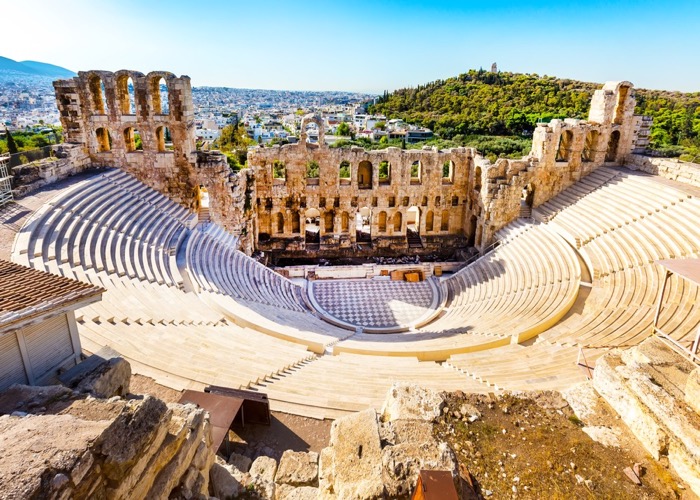 Ancient herodes atticus theater