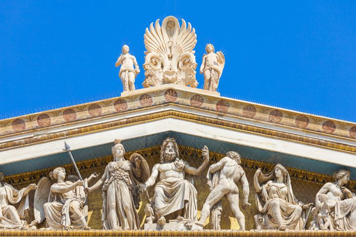 academy of athens sculptures