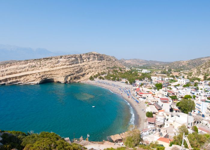 crete matala beach lornet shutterstock