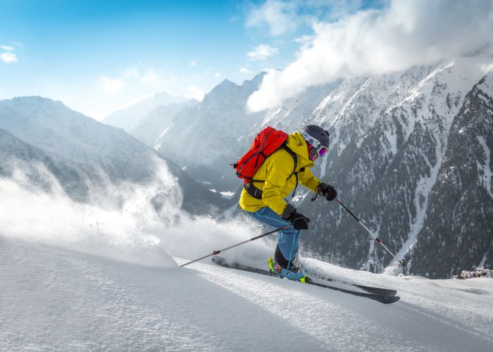 skiing in greece