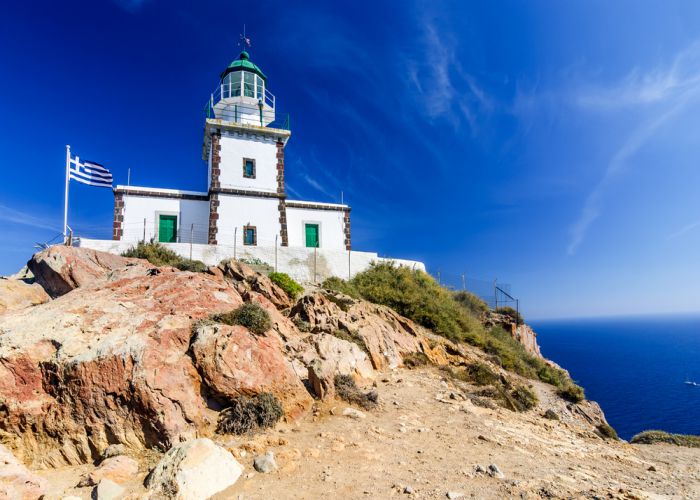 Akrotiri lighthouse Santorini