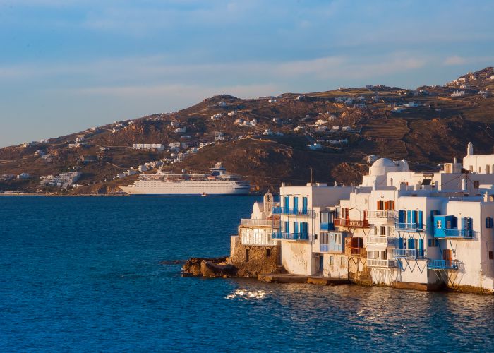 mykonos little venice sunset