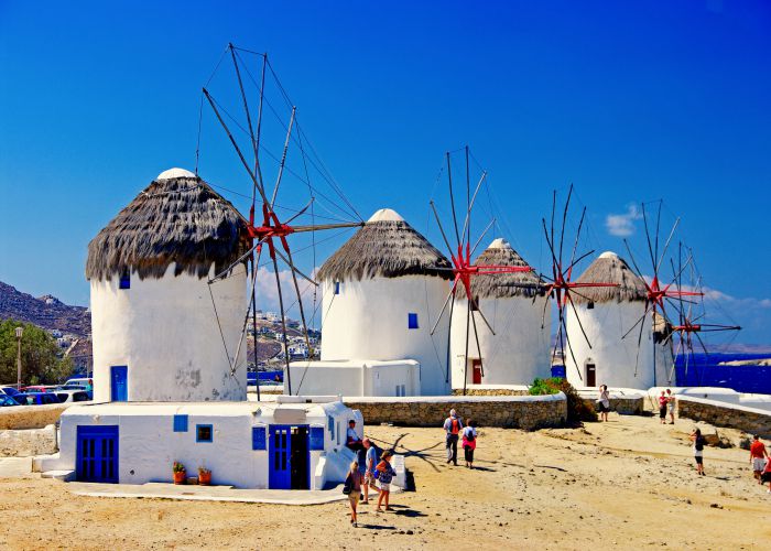 Mykonos windmills