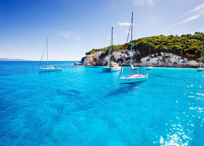 sailing iin greece