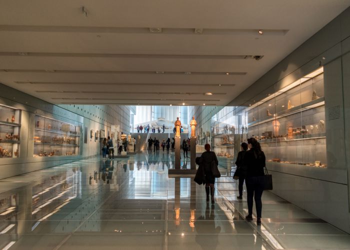 Acropolis museum ground floor