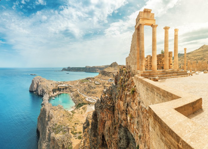 rhodes acropolis of lindos frantic00 shutterstock