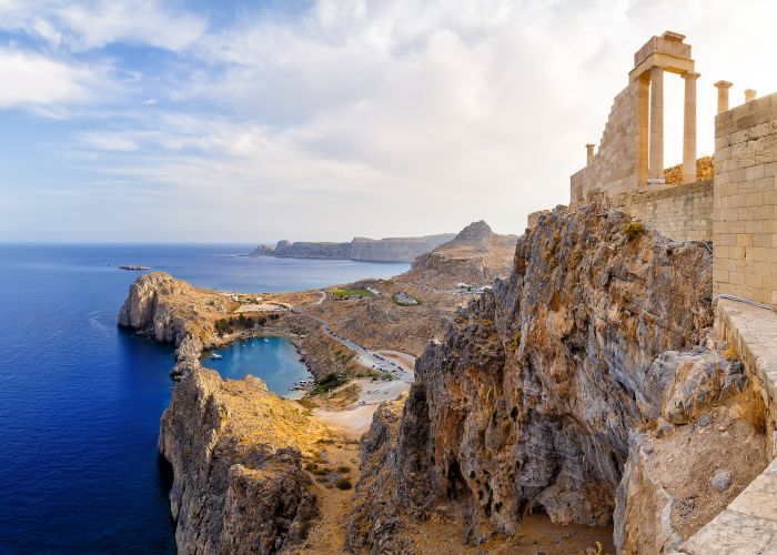 lindos acropolis rhodes Timofeev Vladimir shutterstock
