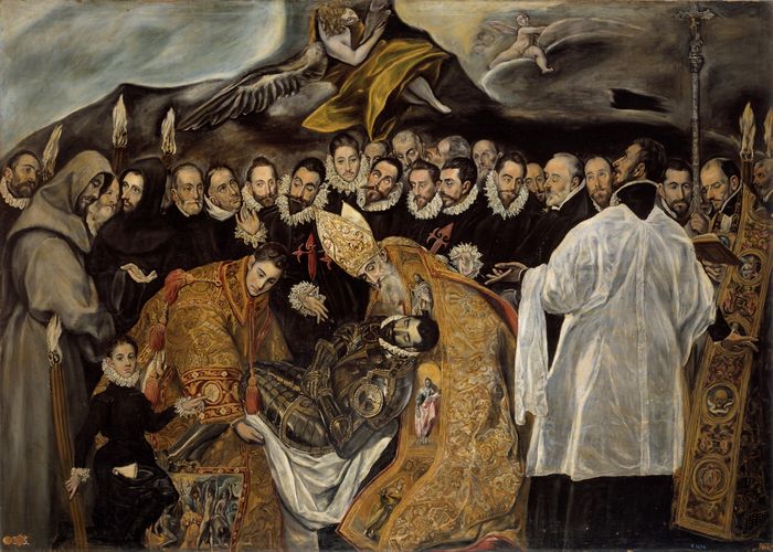 The Burial of the Count of Orgaz El entierro del conde de orgaz museodelprado.es