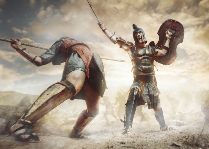 ancient Greek warriors Fotokvadrat shutterstock