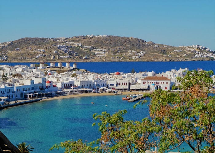 mykonos landscape