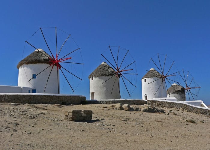 mykonos windmills