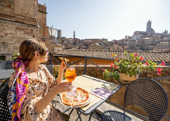 woman in siena