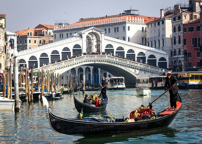 venice gondolas