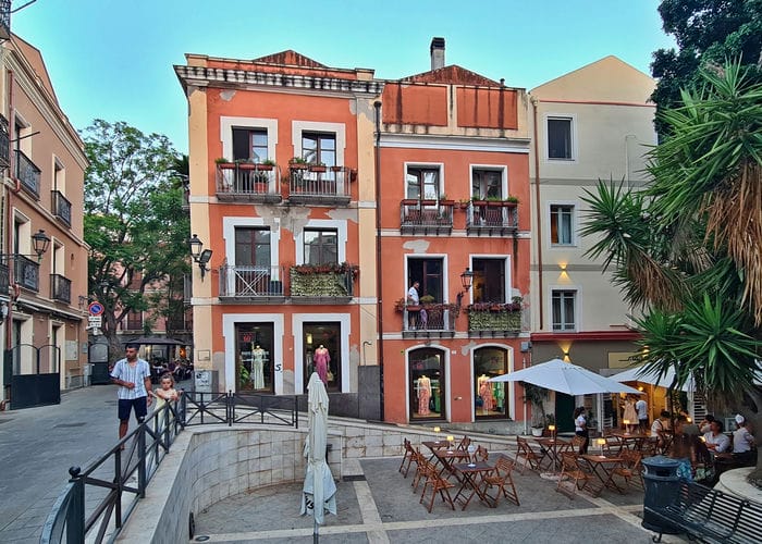 cagliari evening sardinia