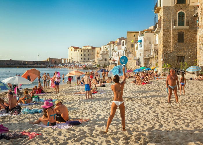 cefalu beach