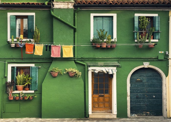 Burano houses