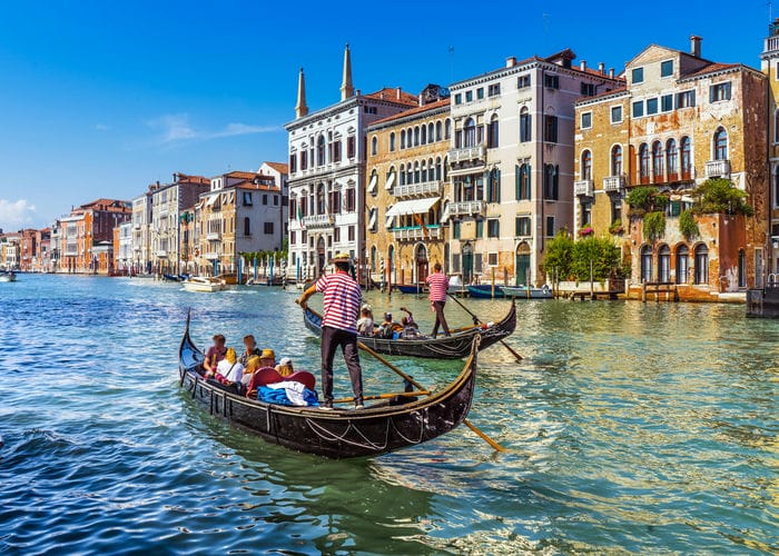 Gondola ride venice