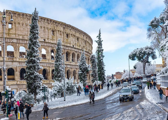 rome in winter