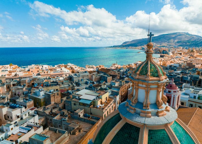 Trapani harbor Sicily