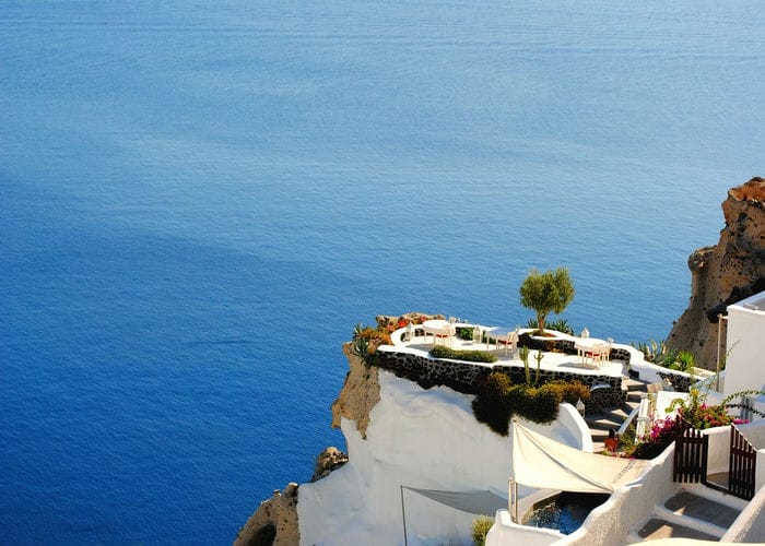 santorini landscape