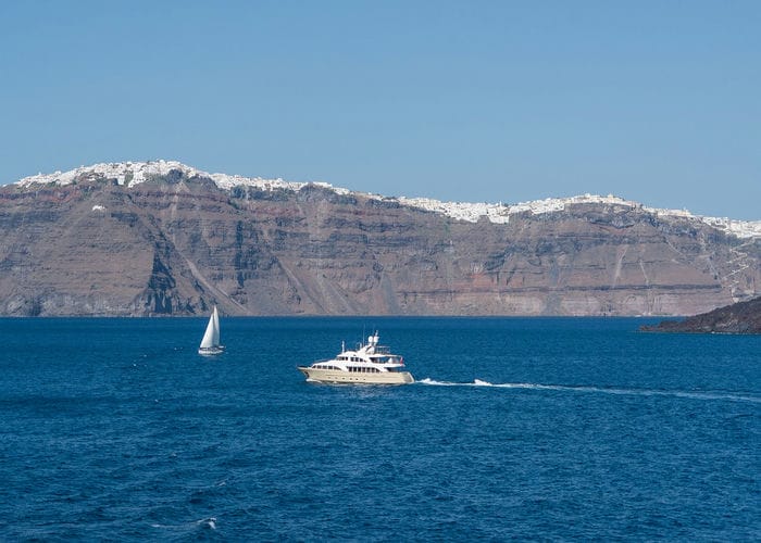 santorini yacht