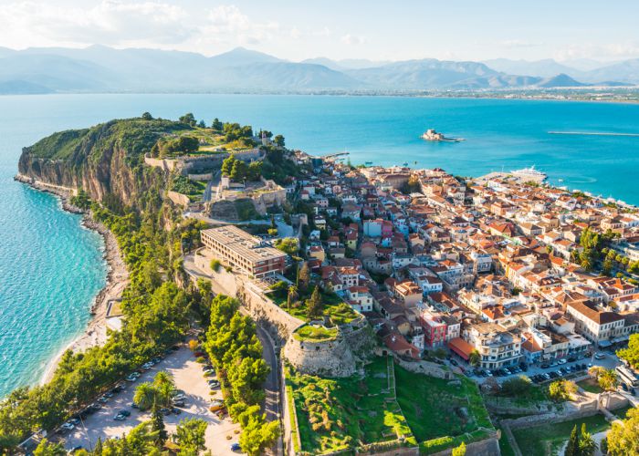 nafpli city rom above Olga Kot Photo shutterstock