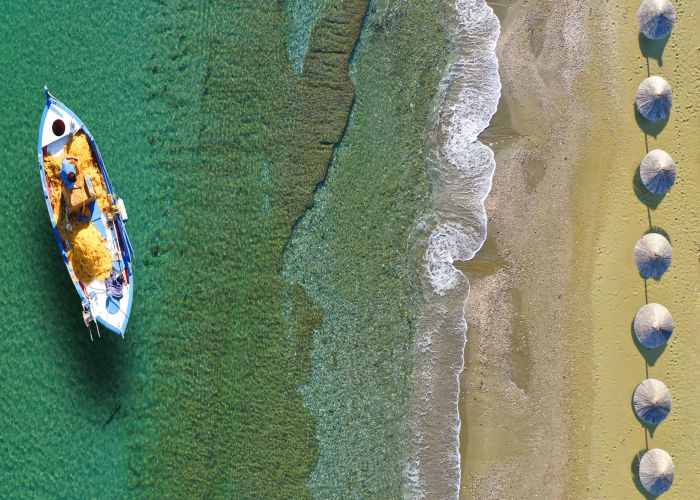 tinos Aerial motion shutterstock